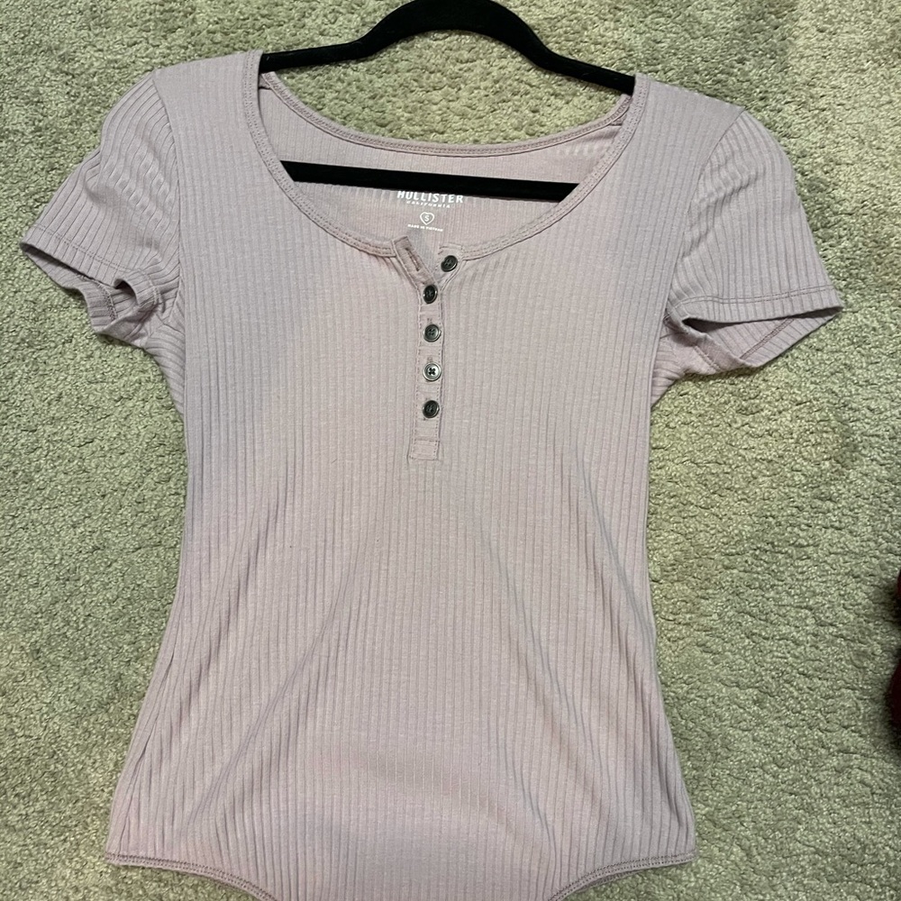 Hollister purple body suit